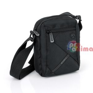 Мъжка чанта през рамо Twist Eco 54380301 черна 20 cm