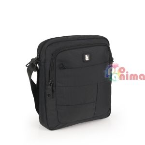 Мъжка чанта през рамо Kendo Eco 54401201 черна