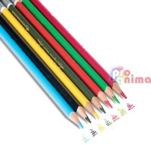 Цветни моливи Deli Color Emotion 12 цвята метална кутия