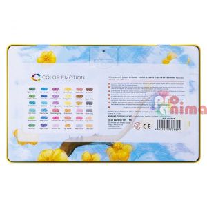 Цветни моливи Deli Color Emotion 36 цвята метална кутия