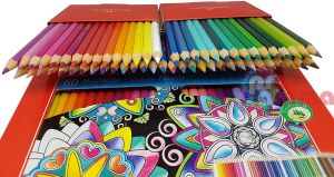 60 цвята цветни моливи