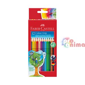 Цветни моливи Faber-Castell Colour GRIP Акварелни 12 цвята