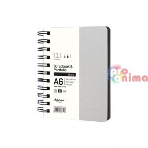 Албум Scrapbook & Portfolio Black A6 30 л Черен картон
