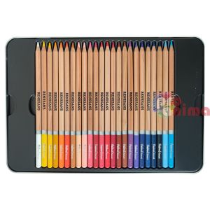 48 цвята професионални цветни моливи Renesans, 48 цвята, метална кутия