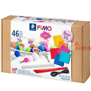 Комплект с полимерна глина FIMO Soft Basic XXL 46 части