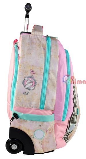 Ученическа раница с колелца за момиче Santoro Gorjuss Lost in Music Две отделения