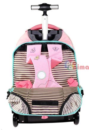 Ученическа раница с колелца за момиче Santoro Gorjuss Lost in Music Две отделения