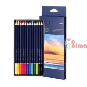 Цветни моливи Deli Finenolo 12 цвята