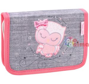 Комплект за първи клас Belmil Little Owl- раница с три отделения, 2 несесера и мешка за спорт