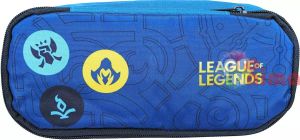 Несесер за училище League of Legends 2 ципа 10 cm син