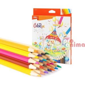 Цветни моливи Deli Colorun 24 цвята