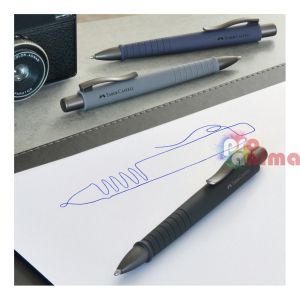 Химикалка Faber-Castell, автоматична, черна