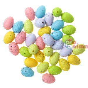 Цветни яйца за декорация DP Craft , 36 бр, 30 mm