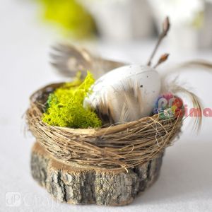 Мини гнезда за декорация, 9 cm, 4 бр.