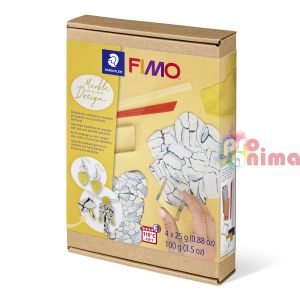 Комплект с полимерна глина Fimo- Marble Design
