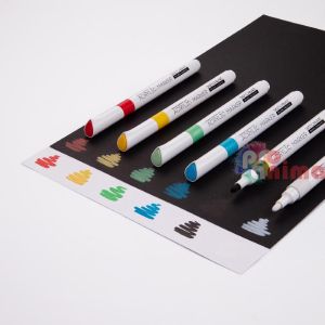 Акрилни маркери Bruno Visconti, 6 основни цвята, объл връх