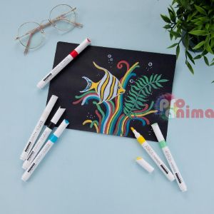 Маркери акрилни Bruno Visconti, 6 цвята