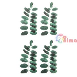 Стикери прозрачни, матирани, от PVC, листа, 33 бр.