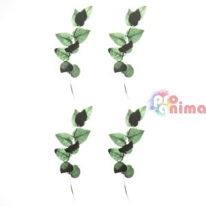 Прозрачни матирани стикери DP Craft, от PVC, листа, 33 бр.