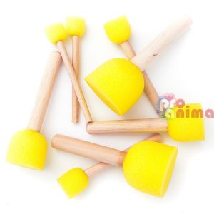 Комплект дунапренени четки за шаблон DP Craft, 8 бр.