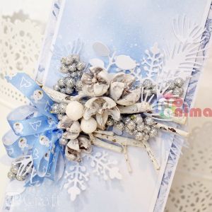 Шаблон за изрязване и релеф DP Craft, 5 бр. горски клонки