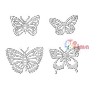 Щанца за изрязване и релеф DP Craft, пеперуди, 4 бр.