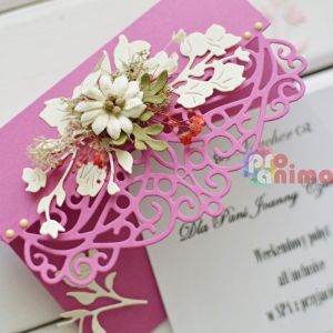 Шаблон за изрязване и релеф (щанца) DP Craft, клонки, листа и цветя, 8 бр.