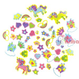 Стикери от фоам DP Craft, 50 бр. Еднорози