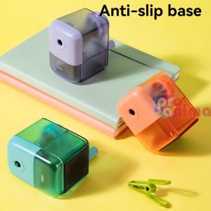 Механична острилка Deli, корал