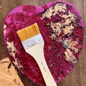 Платно за рисуване сърце 40 cm Phoenix Artist опънато на подрамка