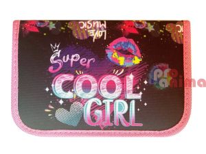 Пълен ученически несесер Staedtler- твърд, с 1 цип, за момиче