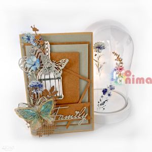 Стикери от PET фолио DP Craft, 30 бр. цветя