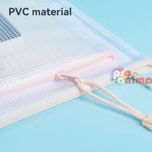 Папка с цип Deli, формат A5, РVC 230 mic и текстил