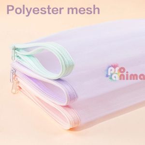 Папка с цип Deli, формат A4, мрежа от полиестер, 330 mic