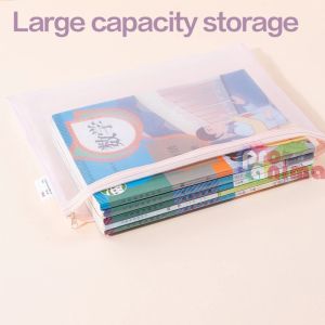 Папка с цип Deli, формат A4, мрежа от полиестер, 330 mic