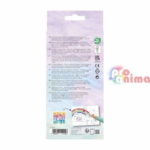 Цветни моливи и стикери Faber-Castell еднорог, 10+3 цвята