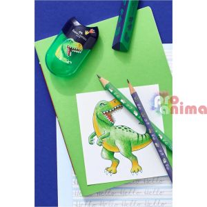 Острилка Faber-castell, двойна, динозавър