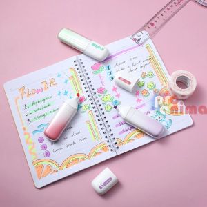 Текстмаркер Deli с аромат на мента, светлозелен