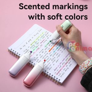 Deli текст маркер с аромат на роза, розов