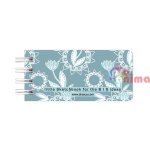 Джобен скицник за рисуване Drasca Little sketchbook for the Big Ideas, 140 g/m2, 6 x 13 cm, 60 листа, N293