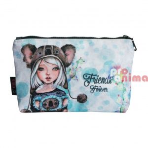 Несесер с едно отделение Drasca Aika, 14 x 22 cm + подарък скицник A6