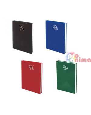 Бележник с дати 2026, 14 х 20 cm, книговинил, 168 л.