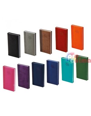 Бележник с дати 2026, 8 х 16 cm, термо с кант, 64 л.