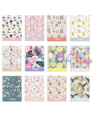 Планер с твърда корица, спирала, 17 x 24 cm, 100 листа и 3 листа стикери