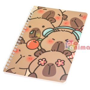 Бележник Капибара, А5, спирала, 50 листа