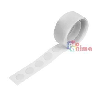 Двустранно лепящи кръгчета, на ролка, 100 бр.