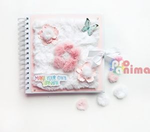 Декоративна козина, кръгчета, 3 cm, 50 бр., бели