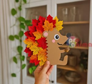 Есенни листа от плат, за декорация, 48 бр.