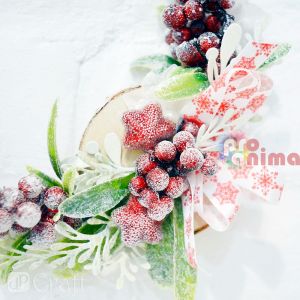 Шаблон за изрязване и релеф (щанца) Горски клонки, 5 бр.