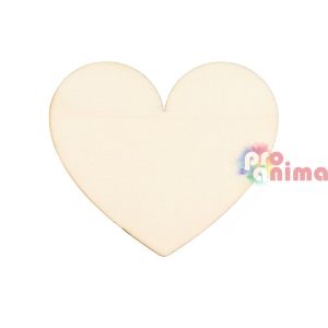 Дървени фигурки за декорация 200 x 170 mm, 5 бр., Сърца
